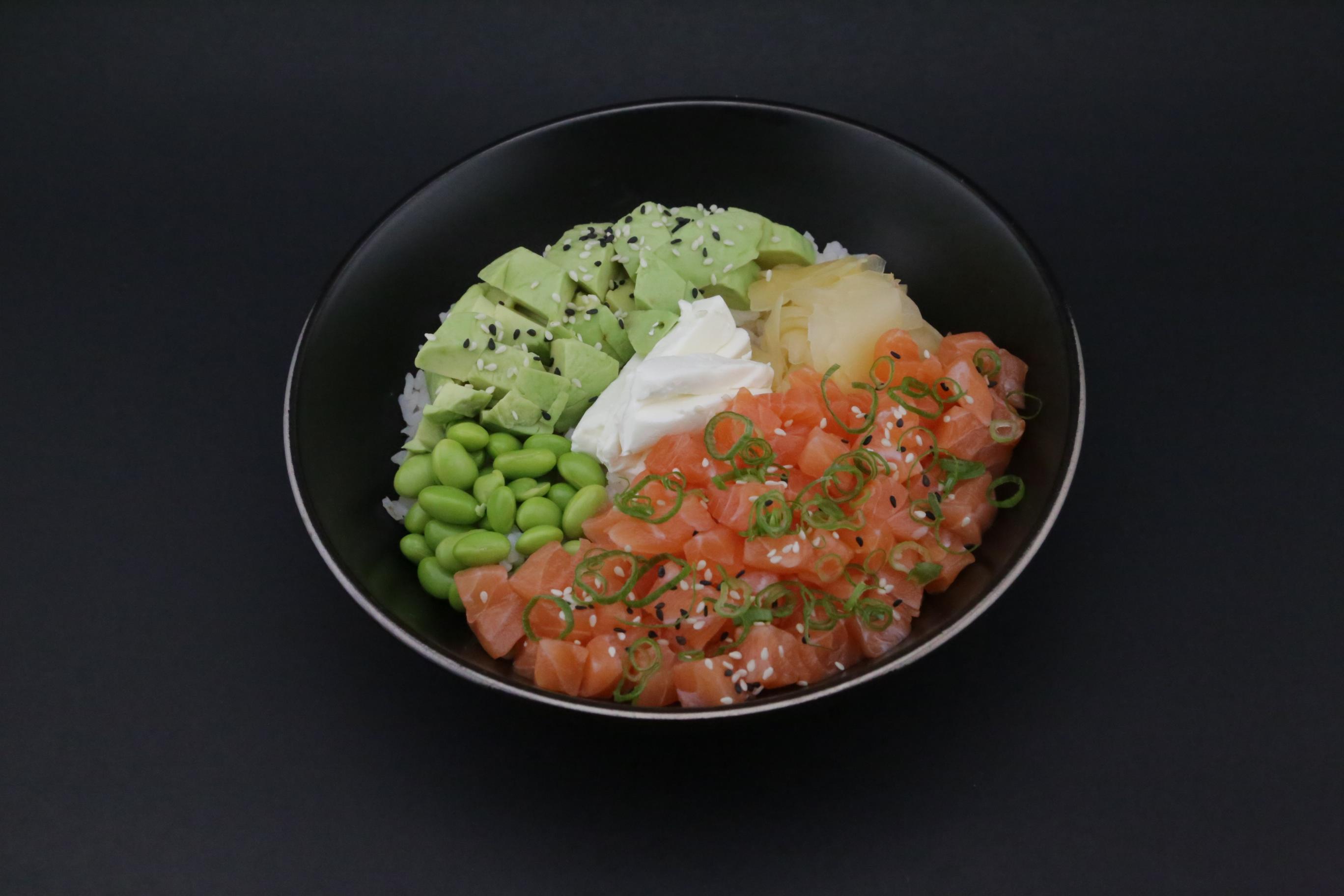 Salmon Poke Bowl.