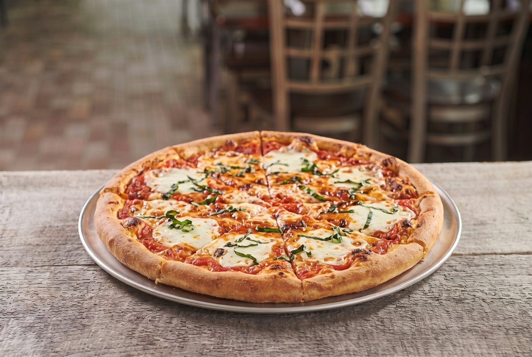 Classic Margherita Pizza.