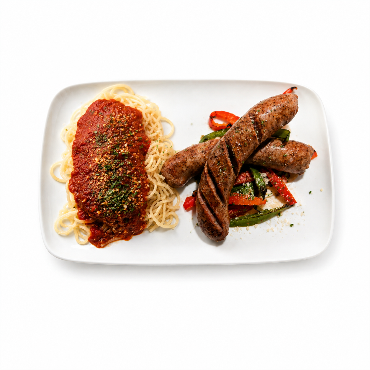 Classic Italian Sausage & Peppers.