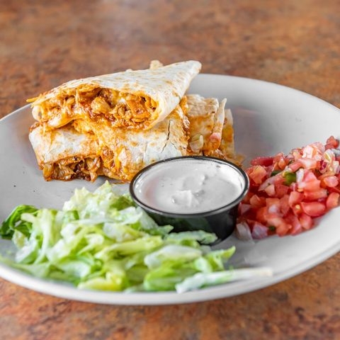 Three Cheese Quesadilla.