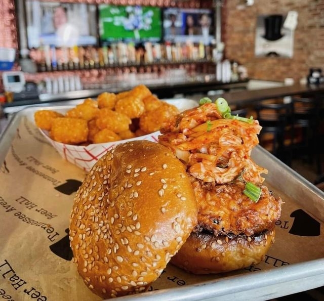 Kentucky Avenue Chicken Sandwich.