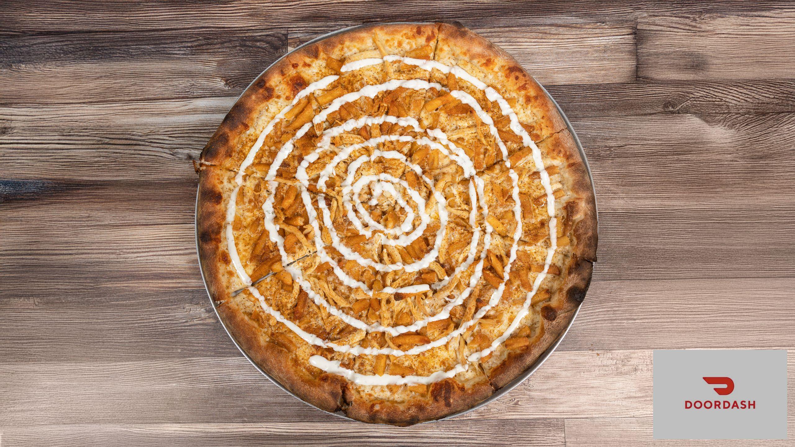 Chicken Chesapeake Pizza.