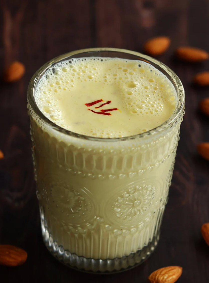 Badam (Almond) Milk.
