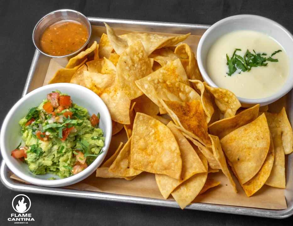 TRIO Homemade Tortilla Chips.