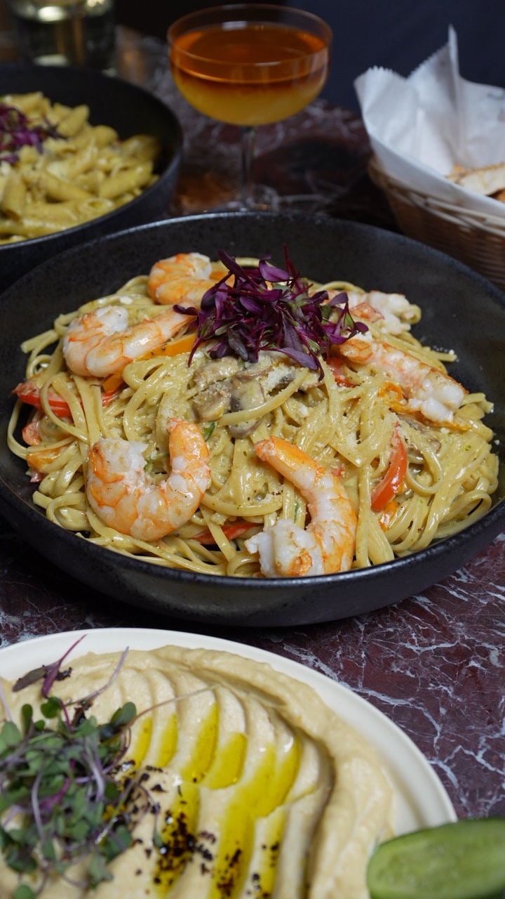 Seafood Linguine.