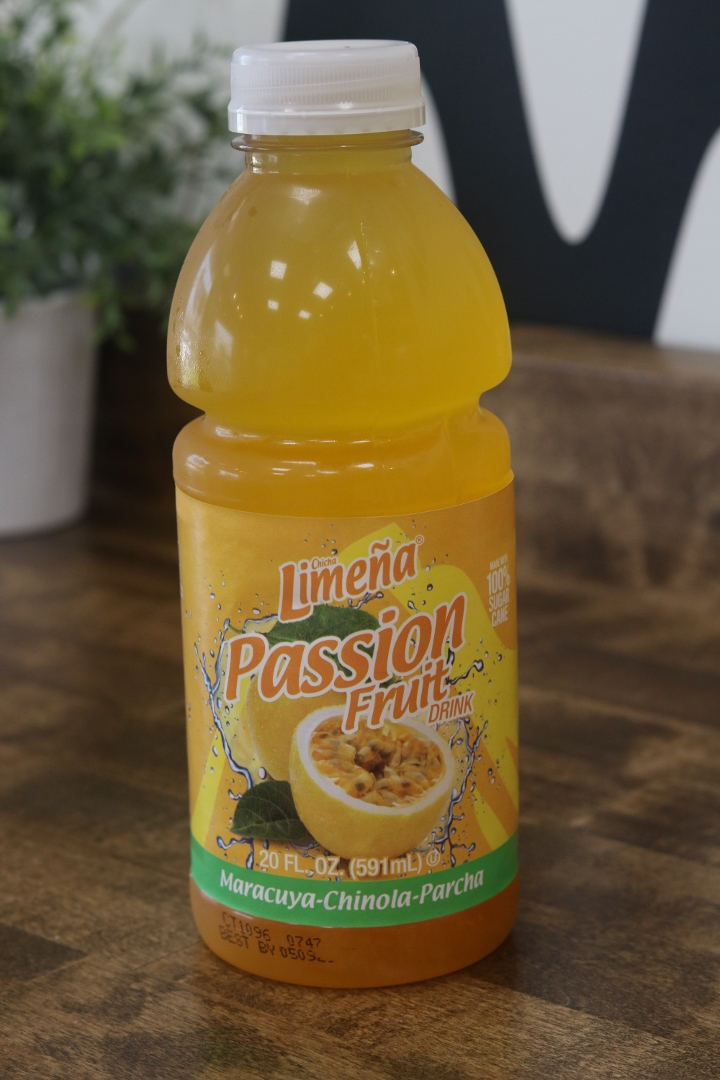 Passion Fruit Juice Bottle.