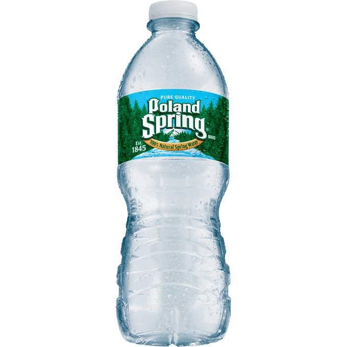 Poland Spring Water.