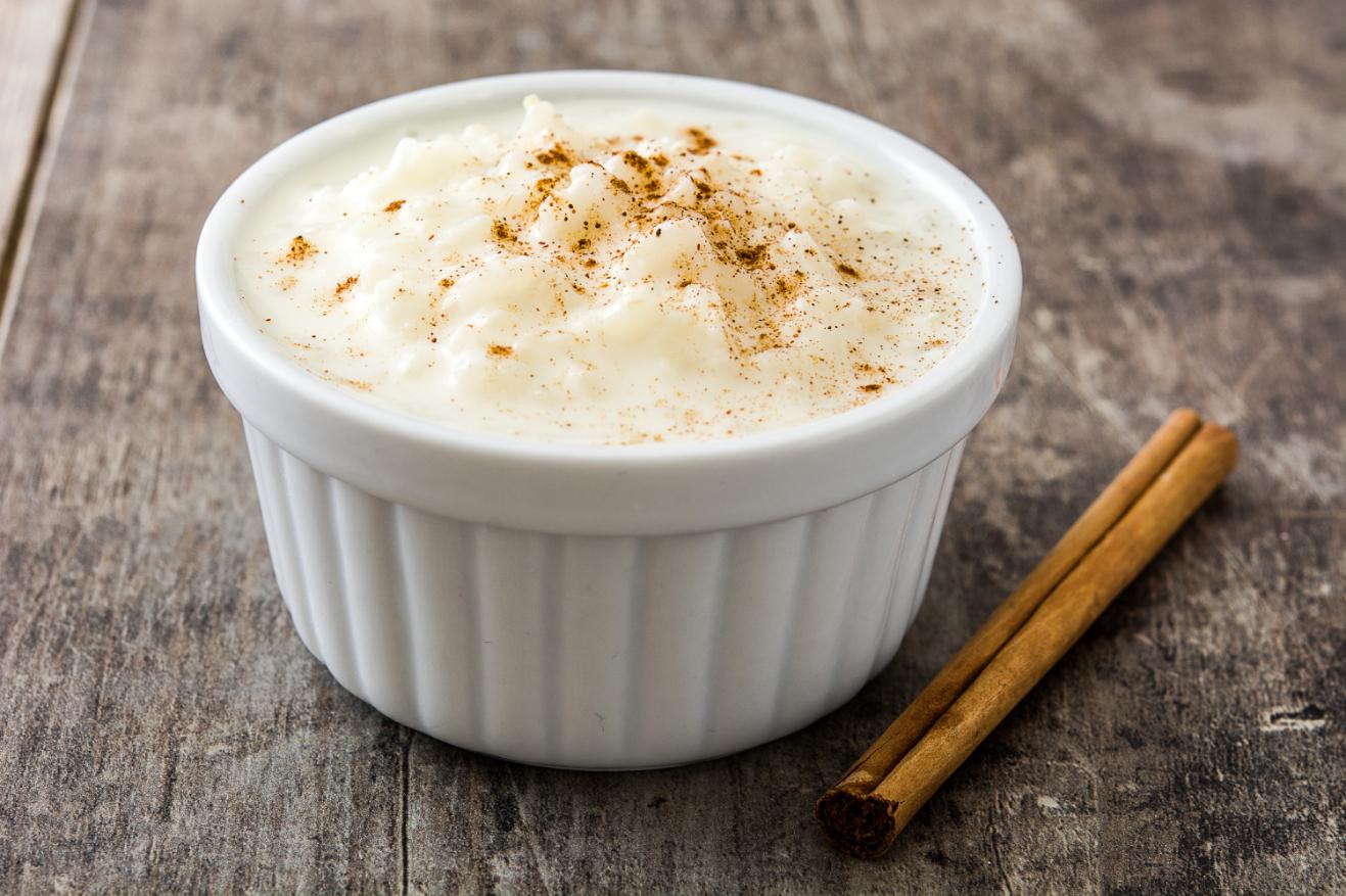 Rice pudding.