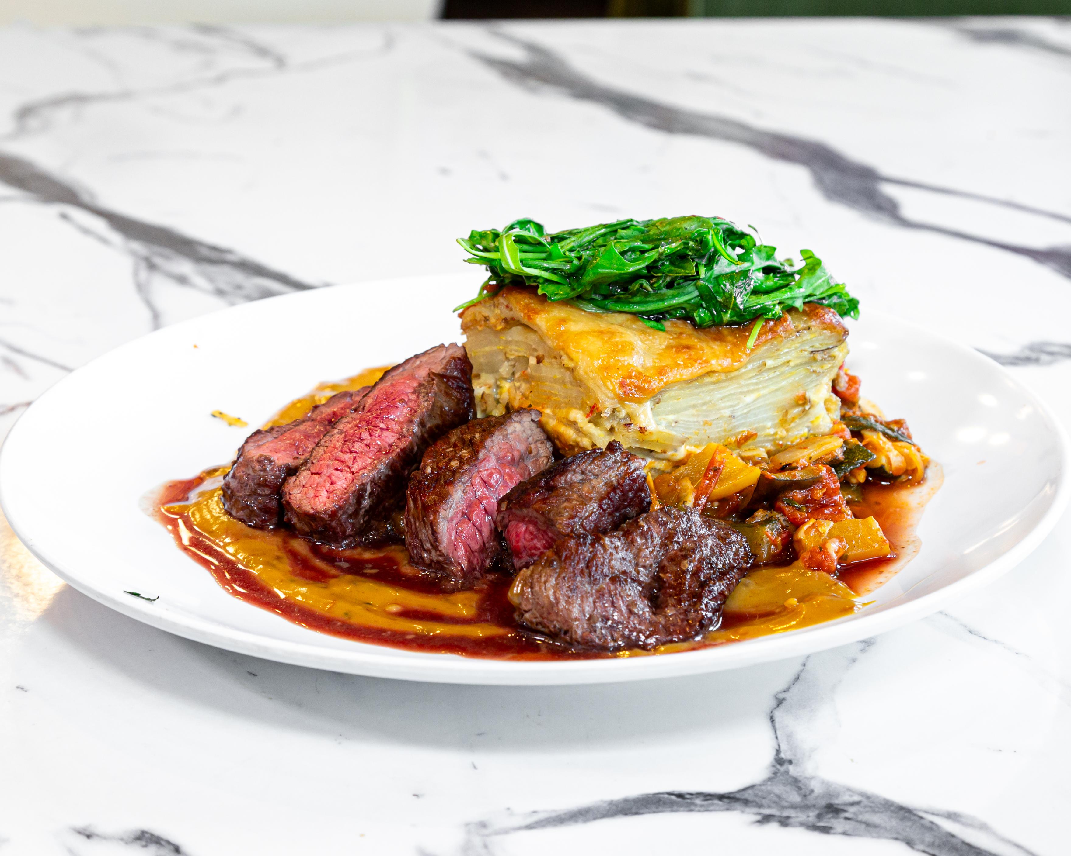 Pan Seared Coulotte Steak.
