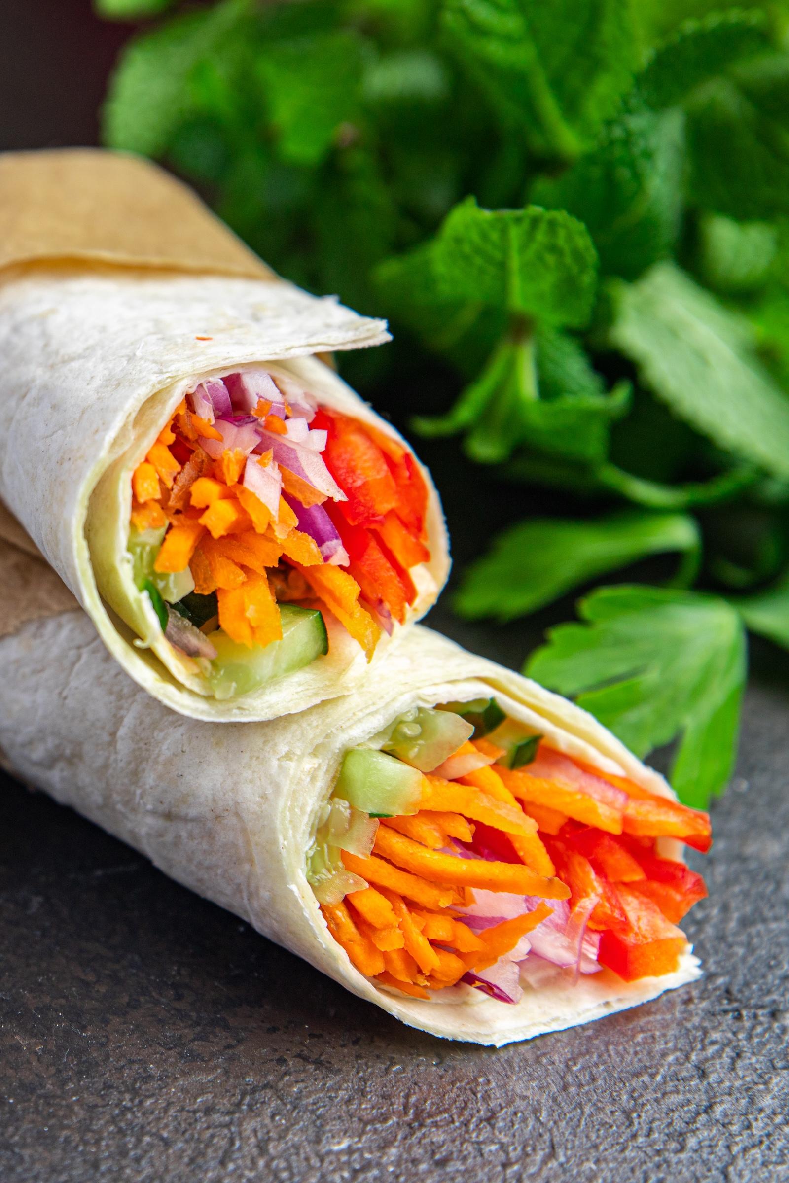Burrito Vegetariano.