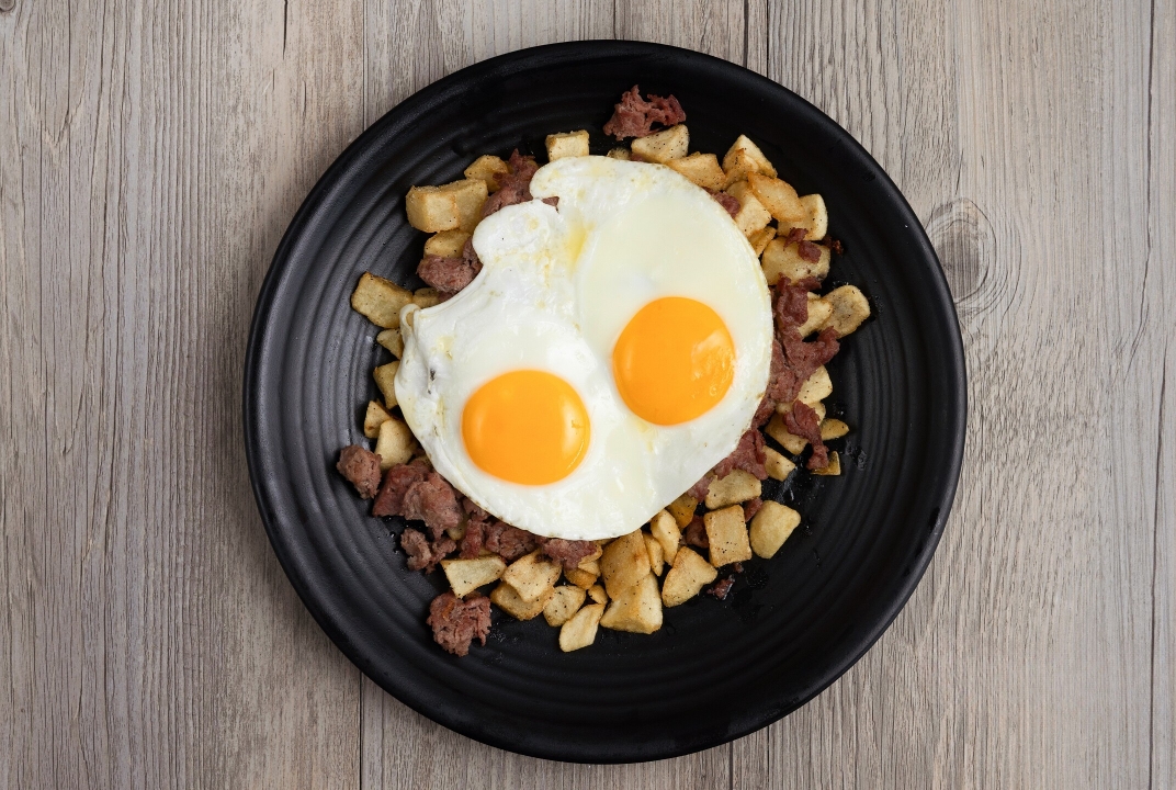 Corned Beef and Hashbrowns.