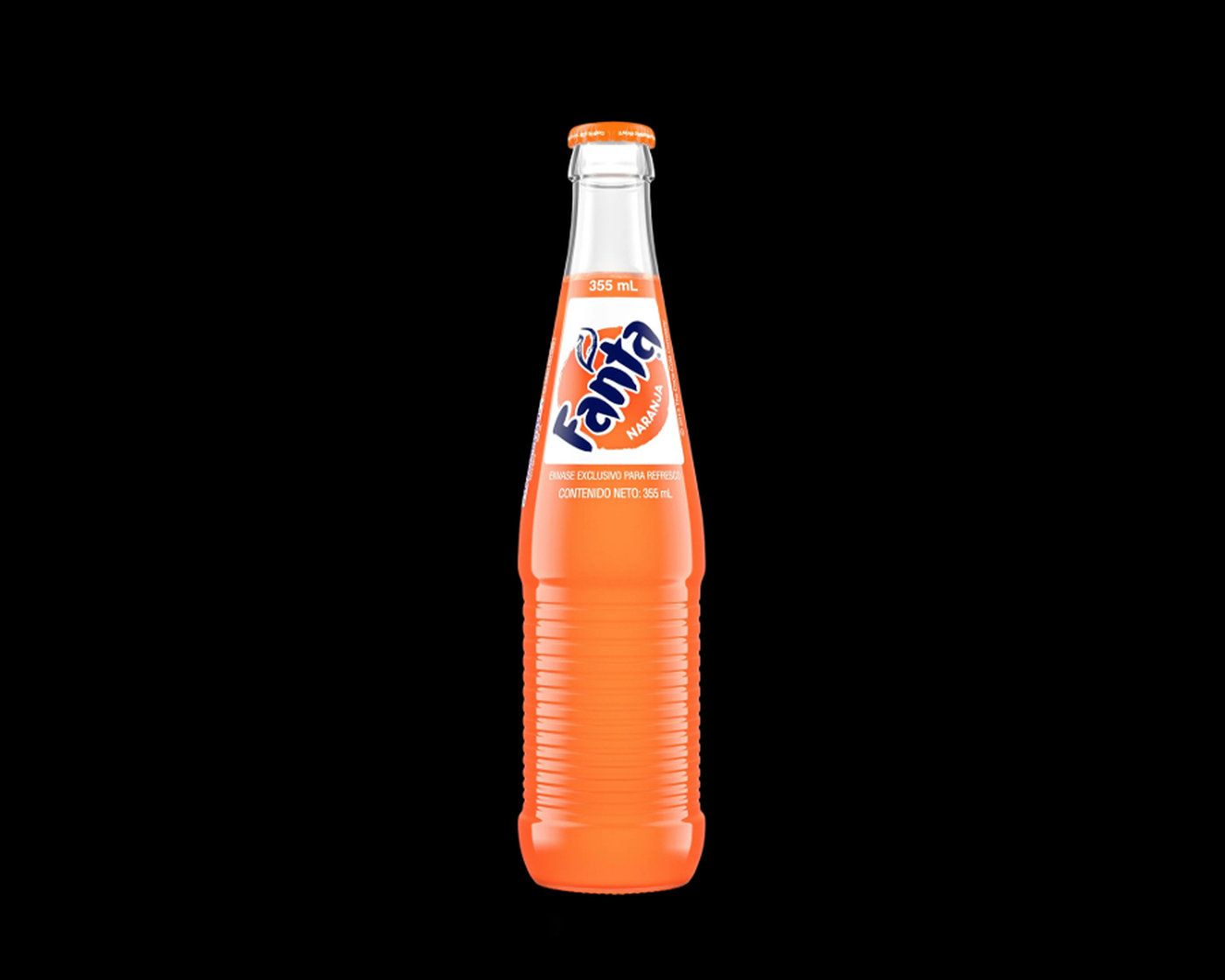 Mexican Fanta Orange, Glass.