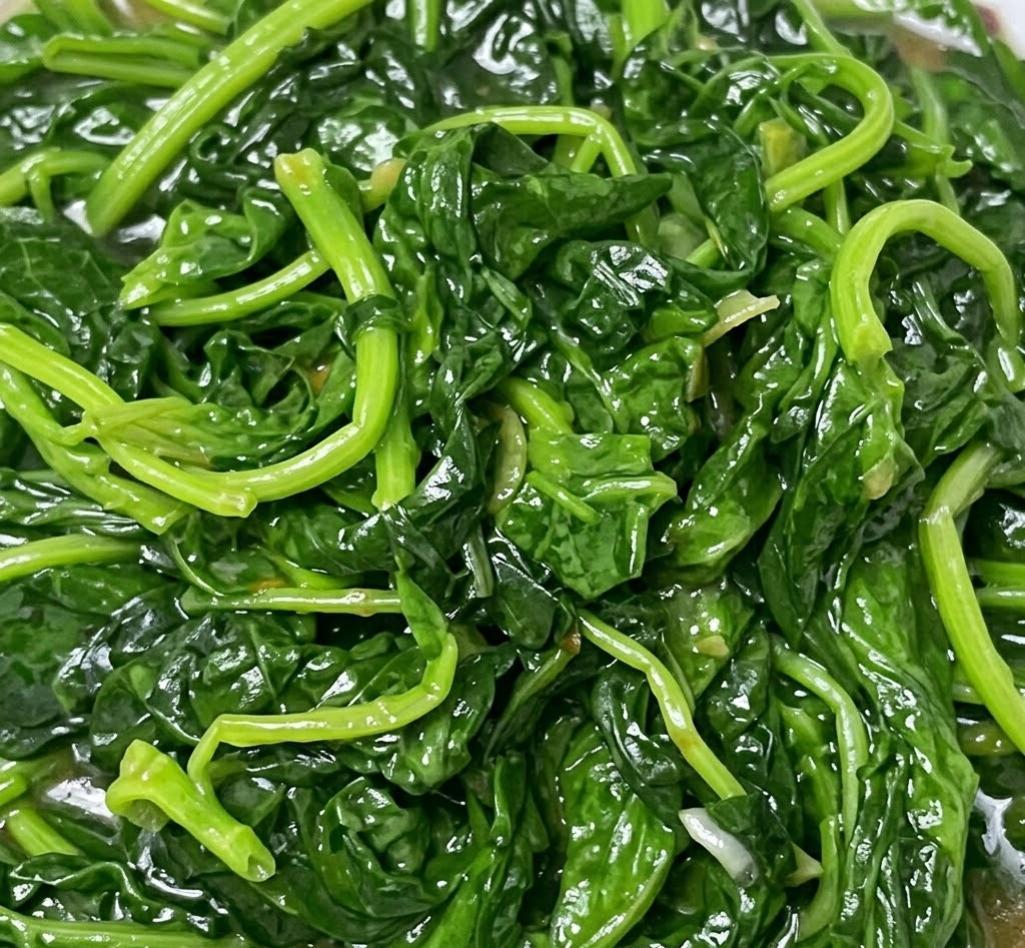 Sauteed Spinach.