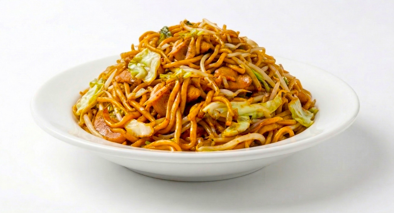 Signature Chow Mein with Protein.