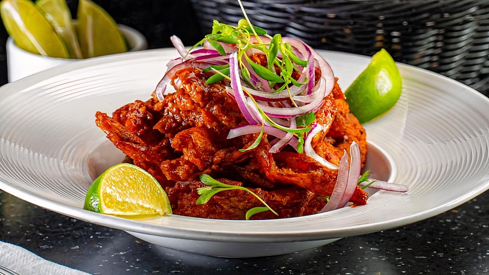 Camarones Cajeta Spicy.
