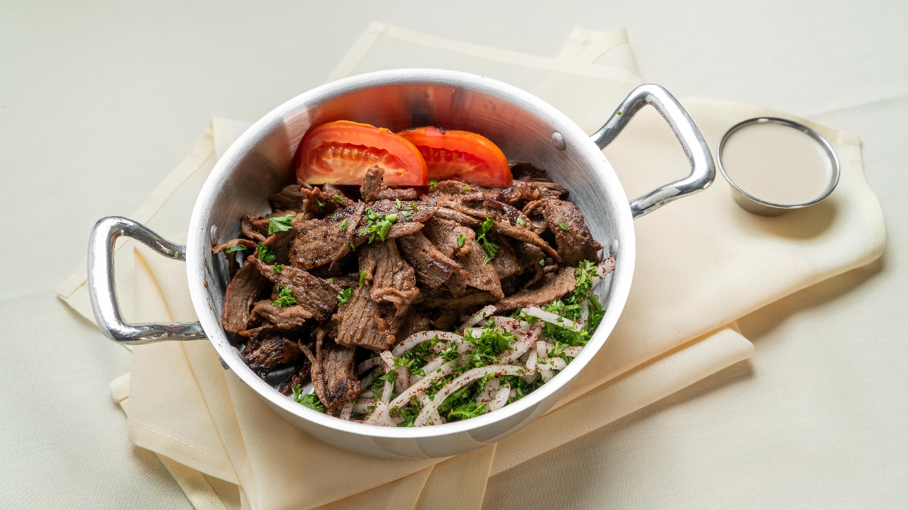 Beef Shawerma Appetizer.