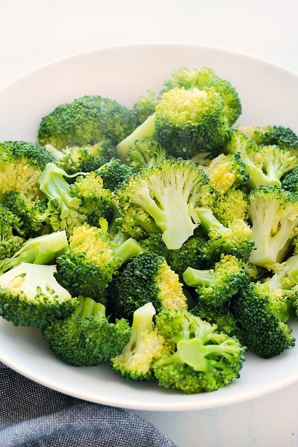 Steamed Broccoli.