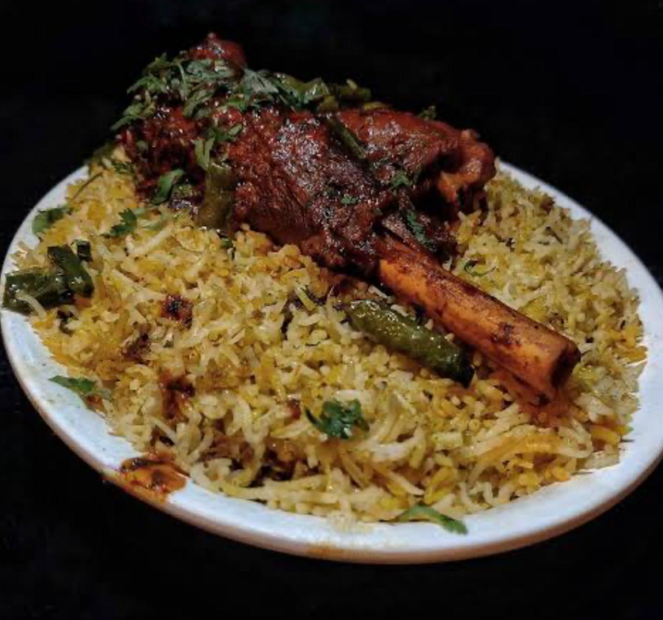 Nalli Gosht Fry Piece Pulav.