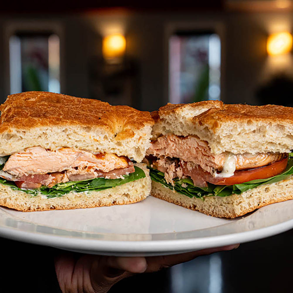 Salmon Sandwich.