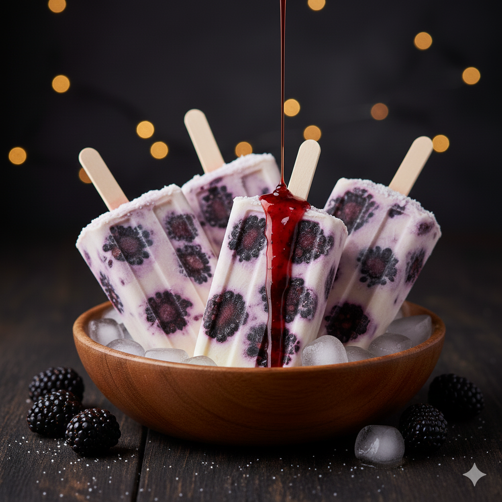 Paleta Yogurt c/Blackberry.