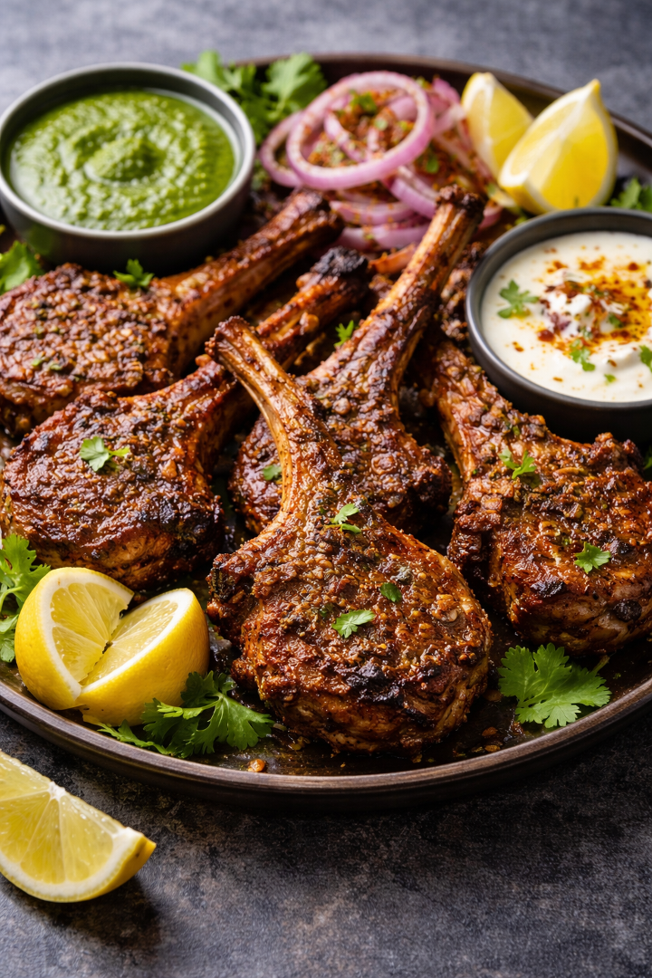 Smokey Lamb Chops.