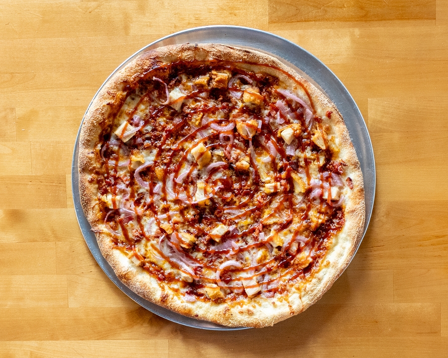12" Chicken BBQ Pizza.