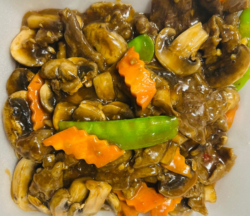 Beef with Mushrooms D.