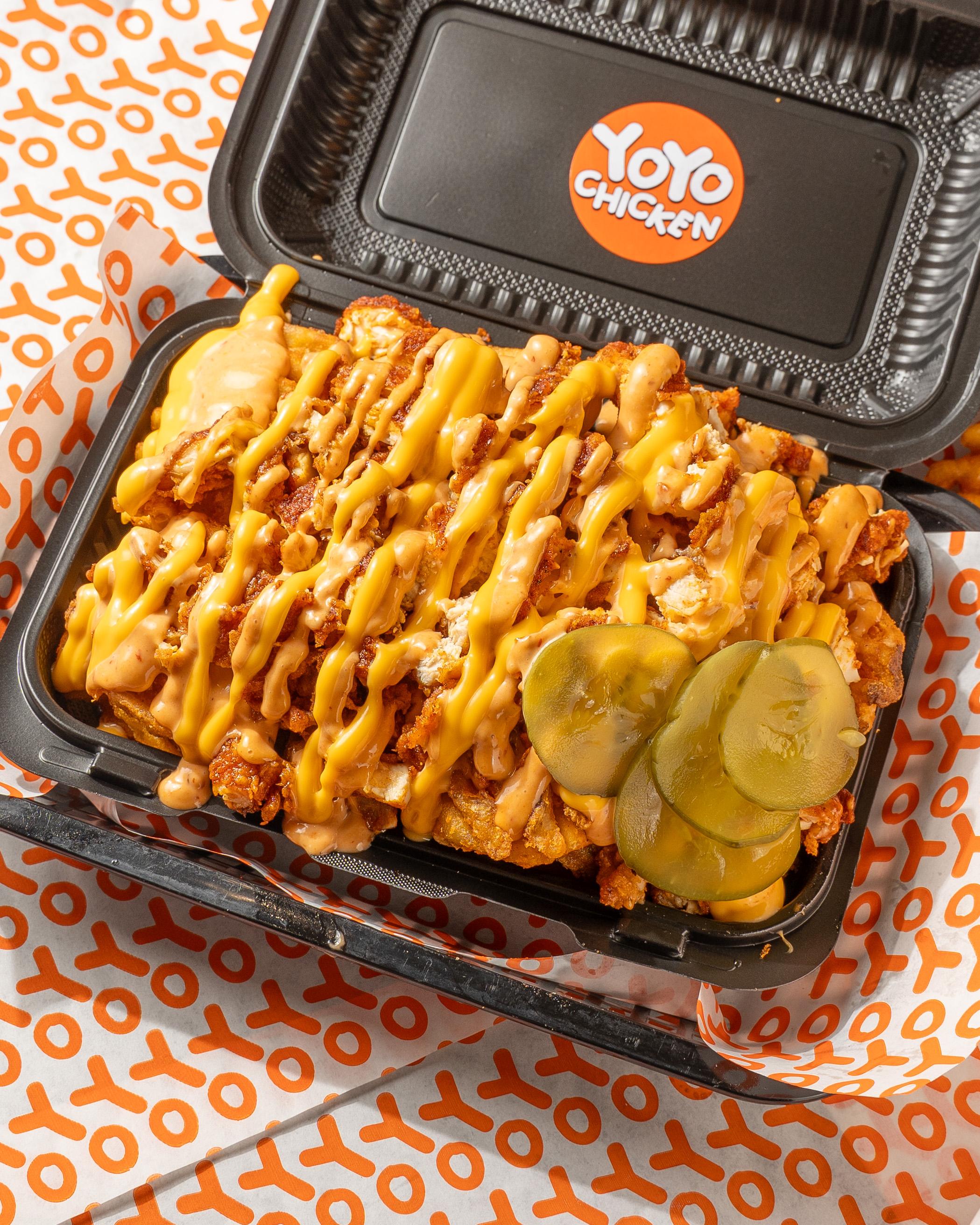 YoYo Waffle and Mac Chicken.