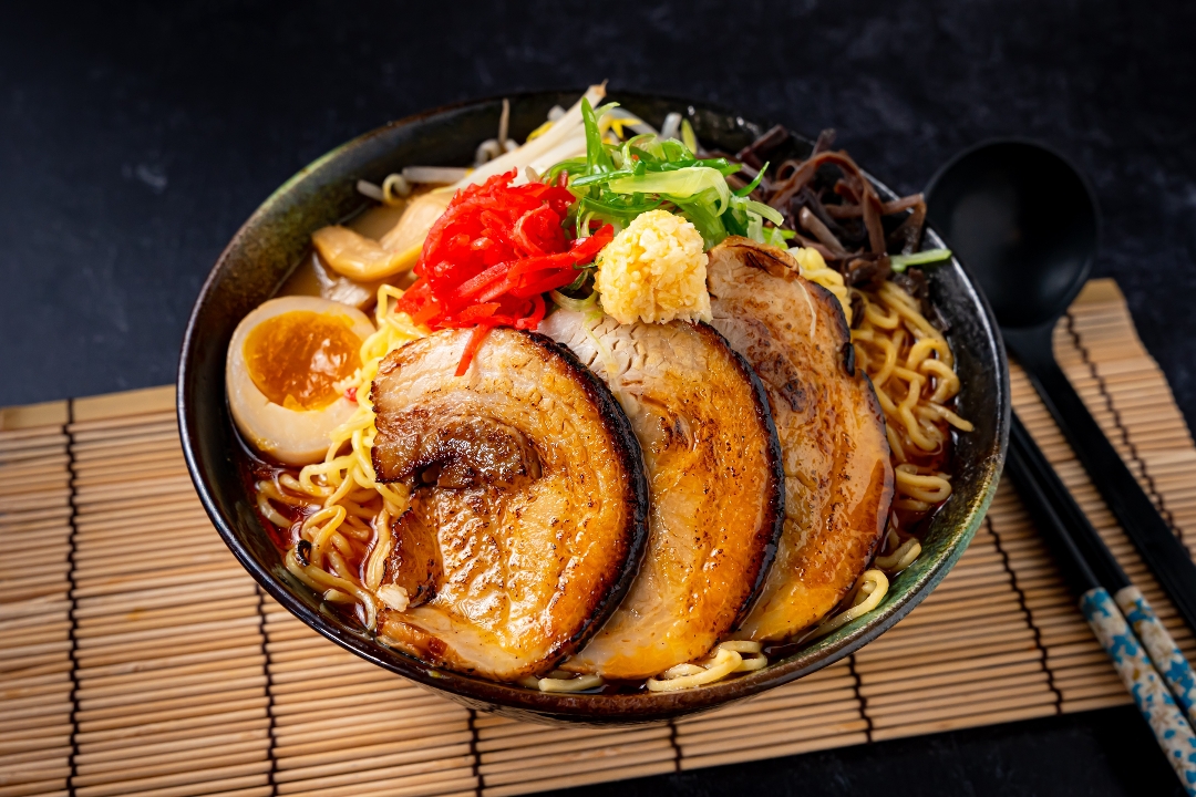 Spicy Garlic Tonkotsu Ramen.