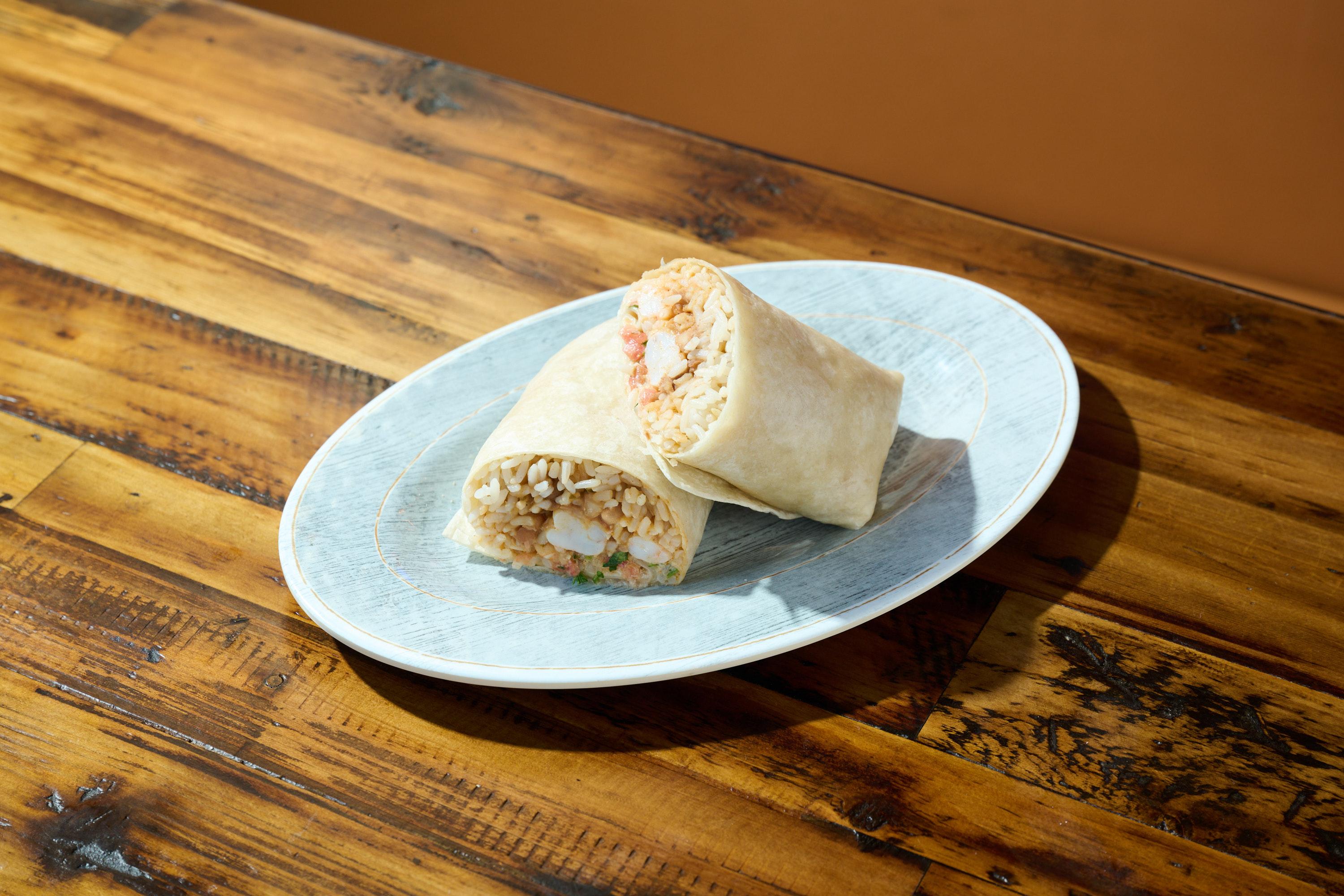 Shrimp Burrito.