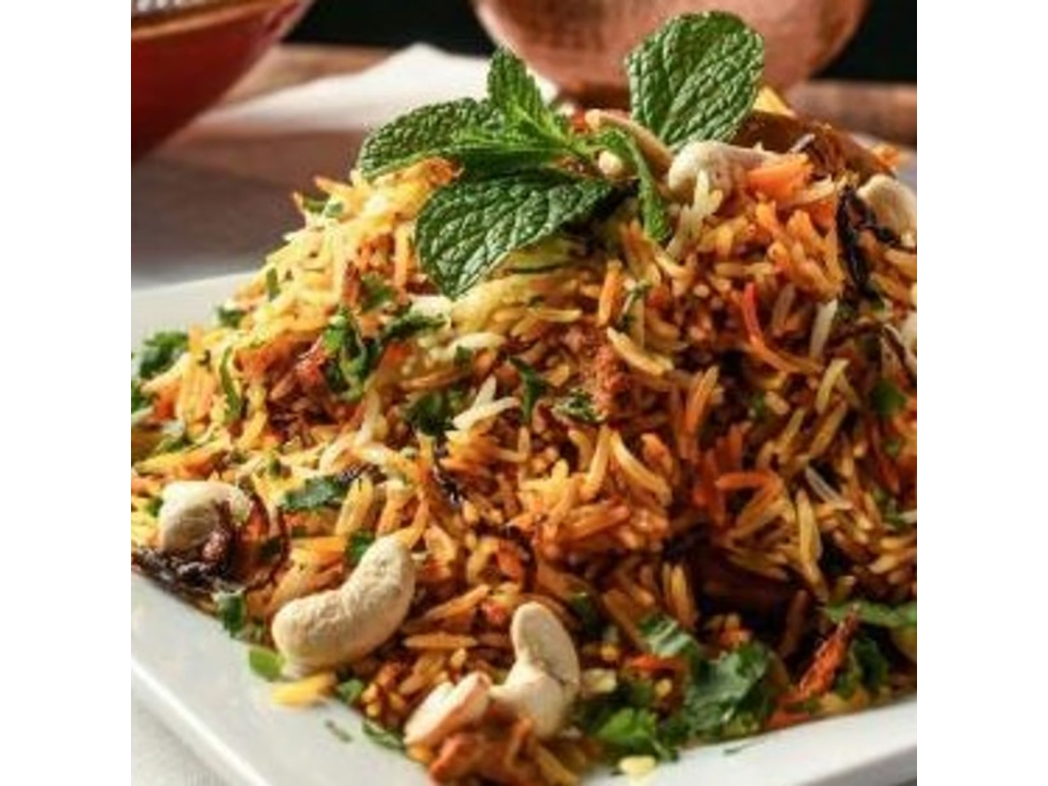 Goat Biryani.