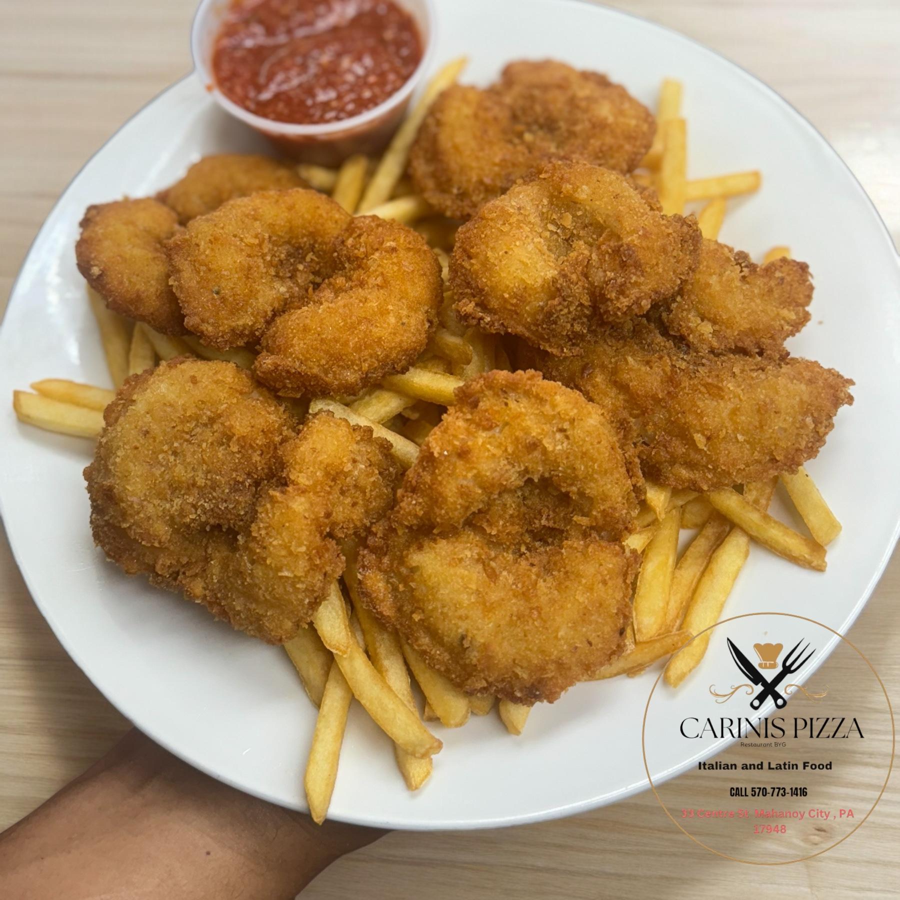 Shrimp in a Basket.