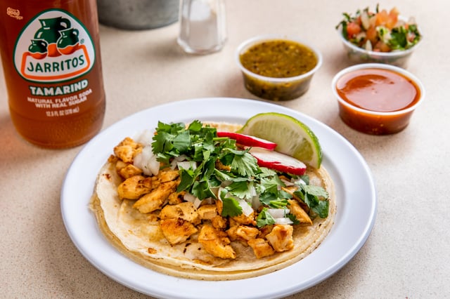 Chicken Tacos Tray.