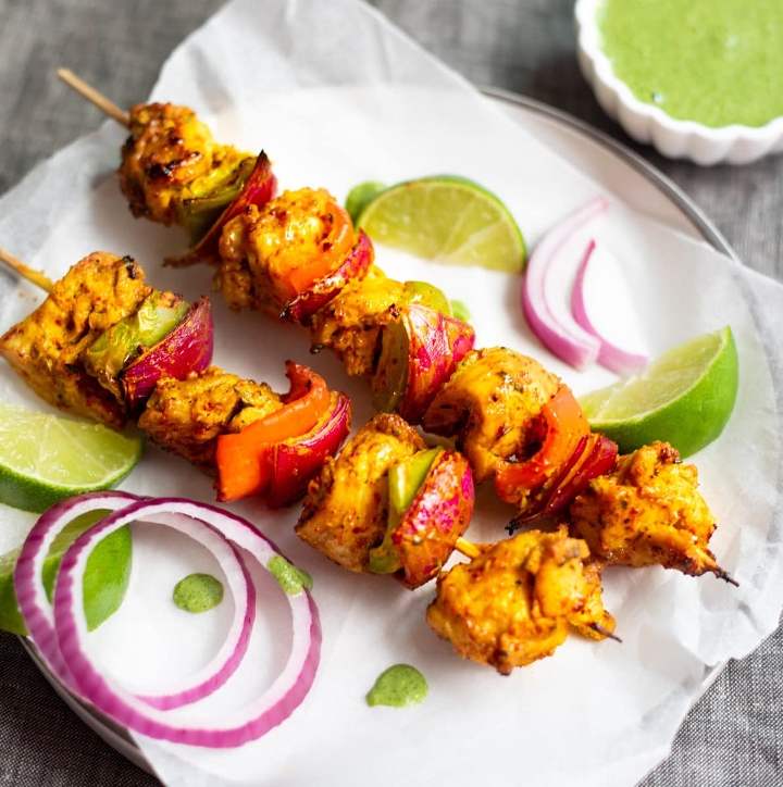 Chicken Tikka Kebab.