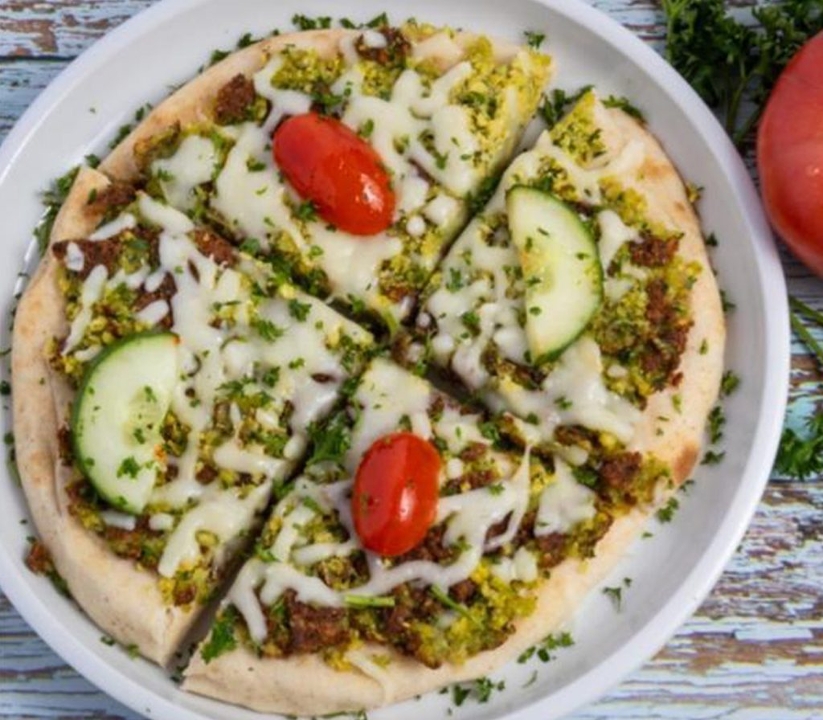 Falafel Pizza.