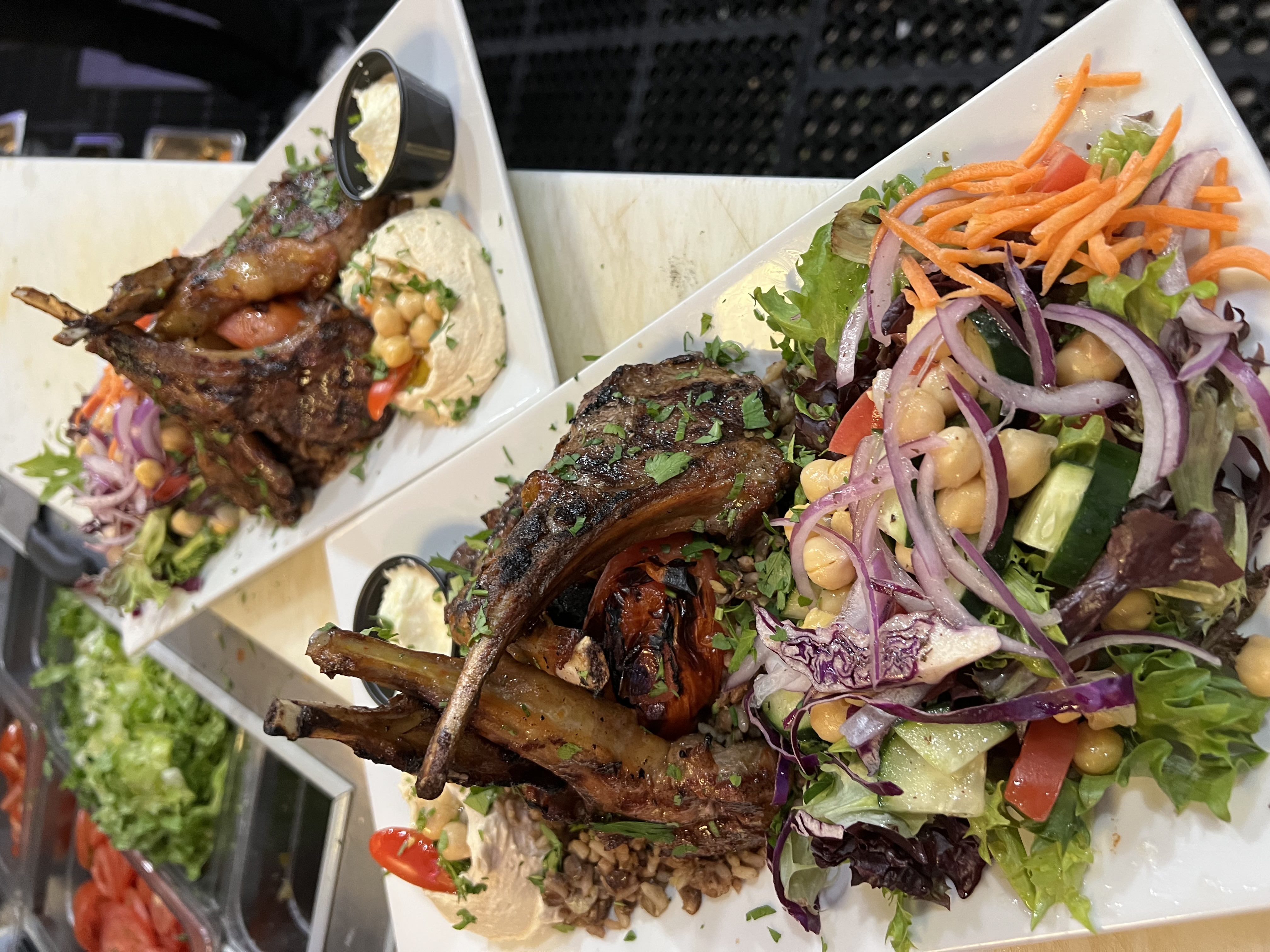 Lamb Chop Platter.