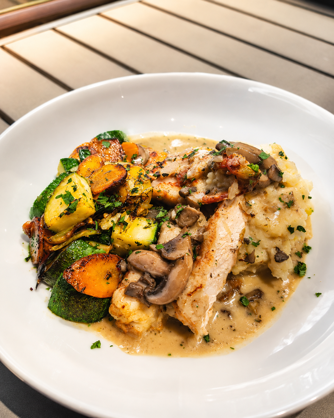 Chicken Marsala.