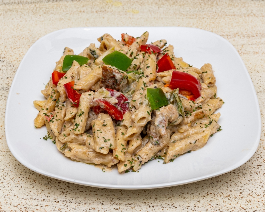 Jerk Chicken Pasta.