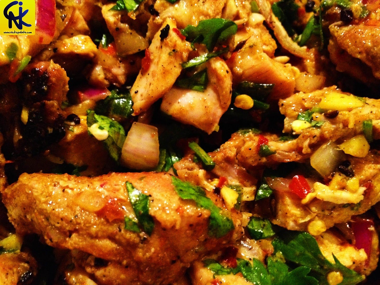 Chicken Choila (appetizer) GF.