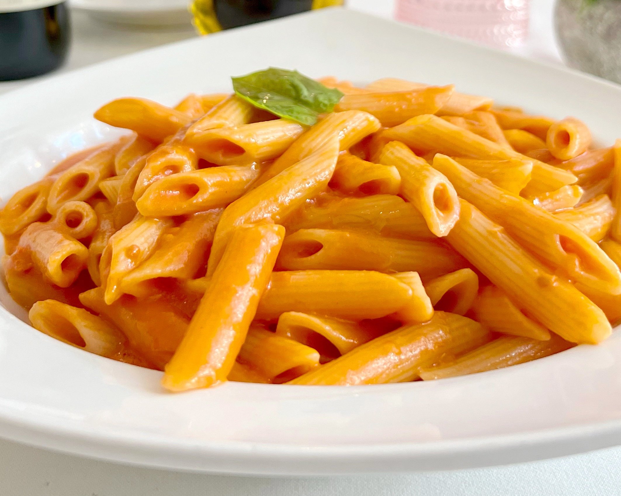 Vegan Penne Pink Sauce.