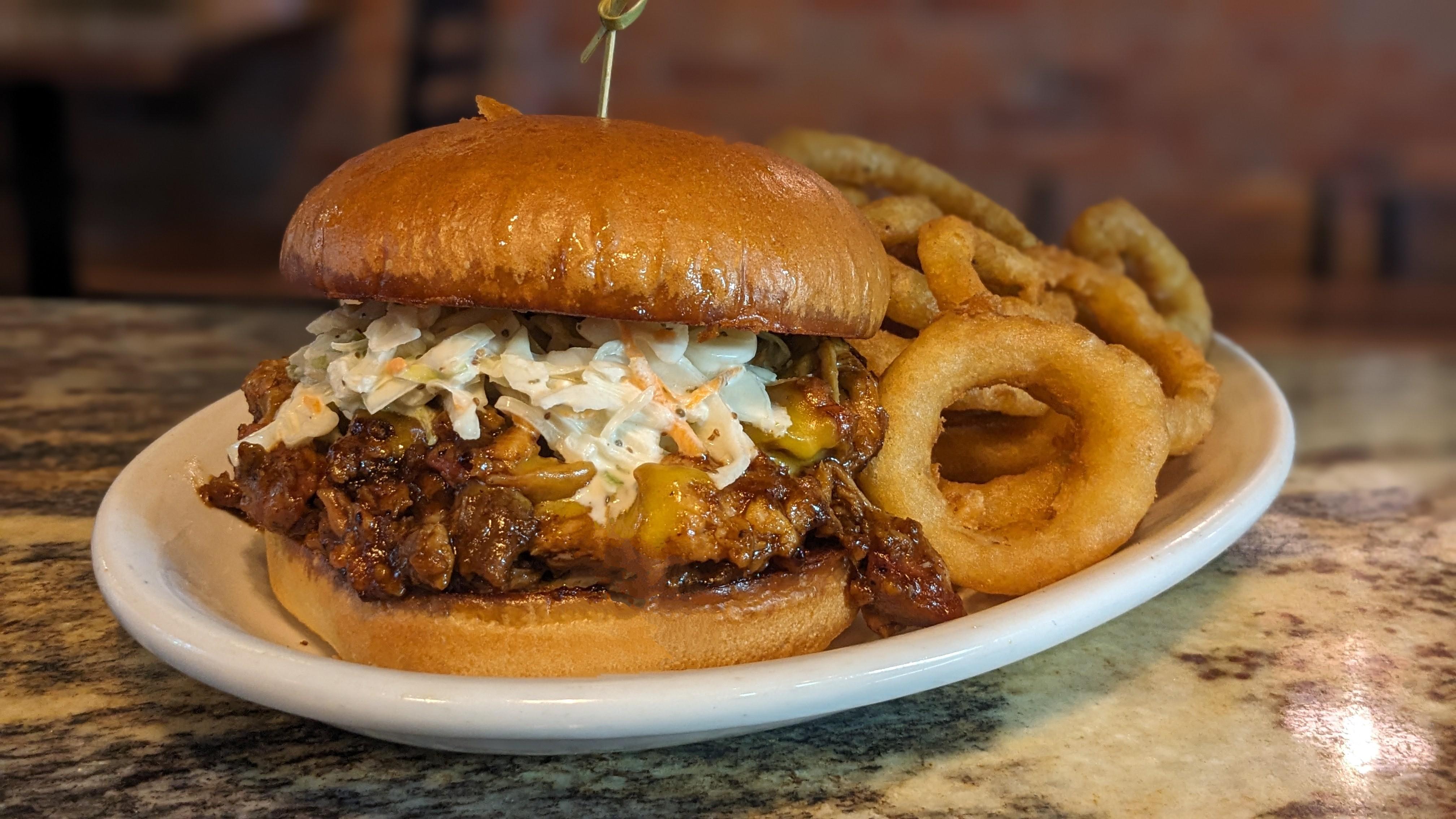 Pulled Pork Sandwich.