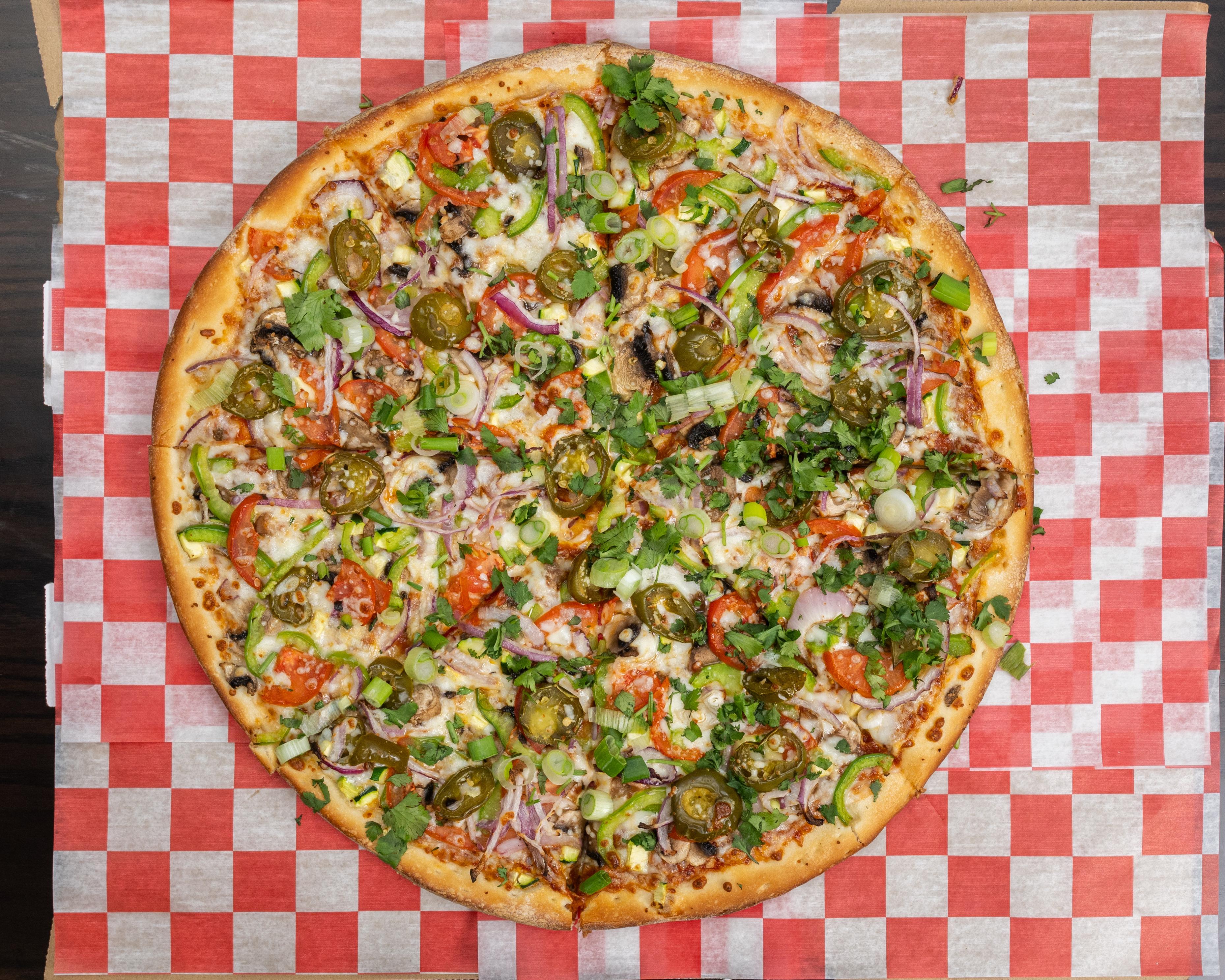 Mini 8" Hyderabadi Veg Pizza.