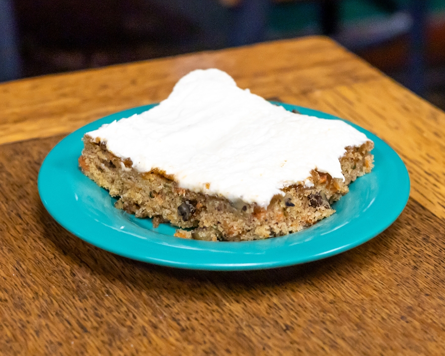 CARROT CAKE.
