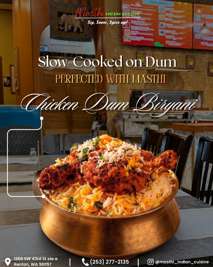Chicken Dum Biryani.