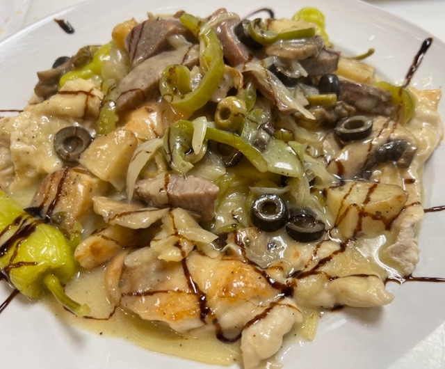 Chicken Scarpariello.