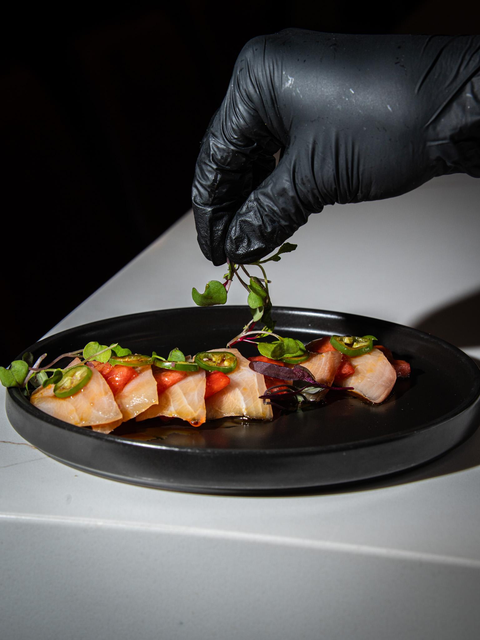 Yellowtail Sashimi.