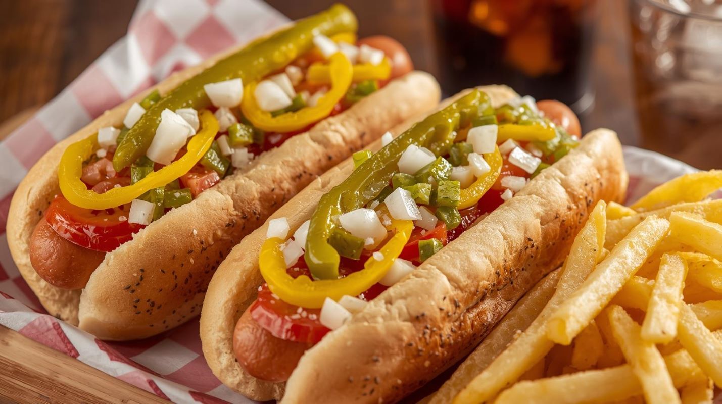 (2) Hot Dog W/Fries Special.