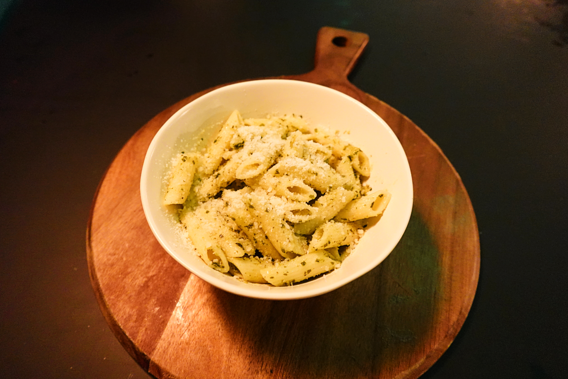 Penne Pesto.