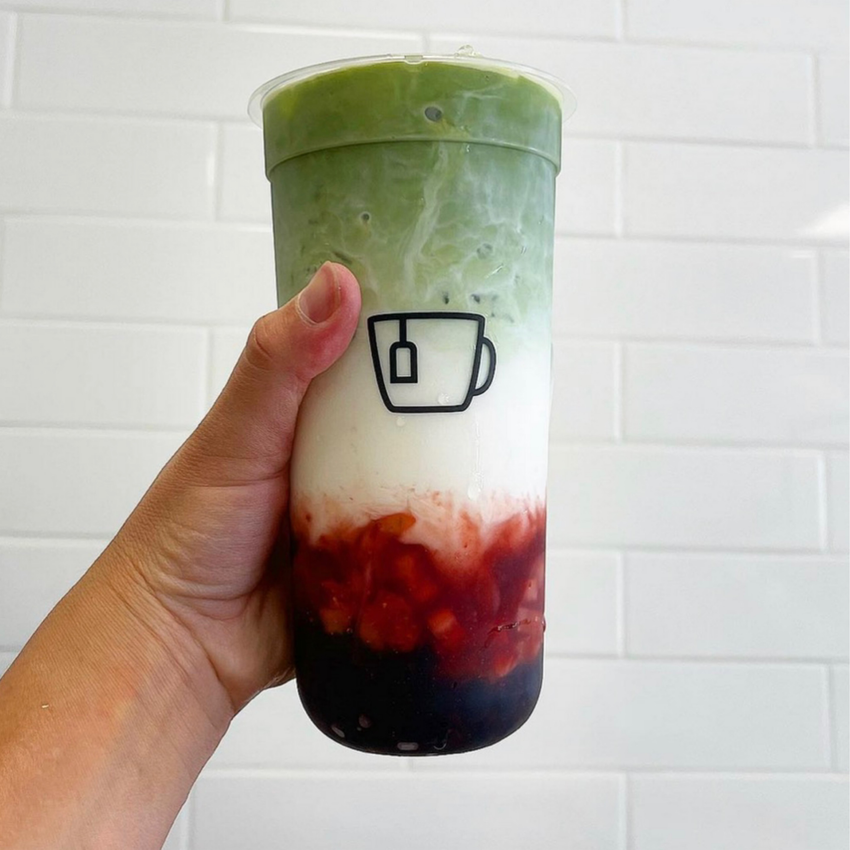 Strawberry Matcha Latte.