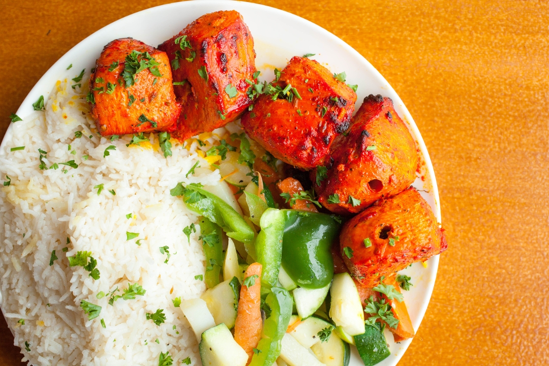 Chicken Boti Kabab.